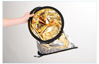 金銀雙面攝影反光板110CM 羅門(mén)工廠專(zhuān)營(yíng)淘寶攝影器材的實(shí)用選擇